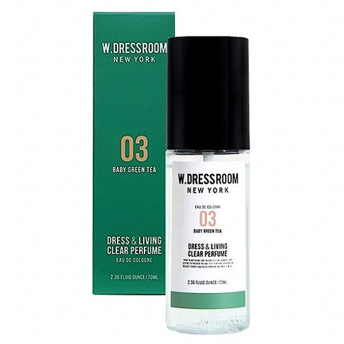 Парфумований спрей для одягу та дому W.Dressroom Dress & Living Clear Perfume No.03 Baby Green Tea 70 мл.