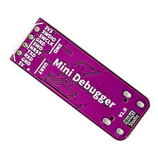 WeAct Studio Mini STLink-STM32 v2.1, налагоджувальна плата SWD, програматор, фото 3