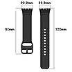 Силікон класичний ремінець для Samsung Galaxy Fit 3, фото 3