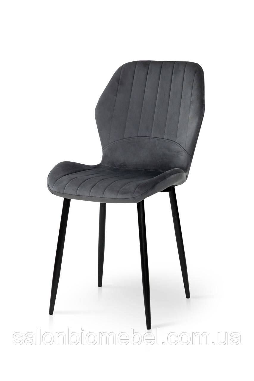 Стілець обідній Леон (Темно-сірий), фото 1