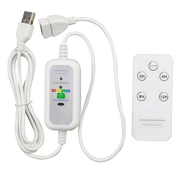 Подовжувач USB кабель з пультом для вентилятора чи світлодіодної лампи 1.9м