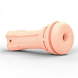 Мастурбатор анус у тубі з повітряним клапаном oh push me donut, чорний, фото 3