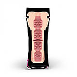 Мастурбатор анус у тубі з повітряним клапаном oh push me donut, чорний, фото 5