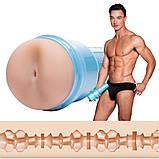 Мастурбатор попа з кібершкіри у колбі Fleshjack Boys Cade Maddox, тілесний, фото 2