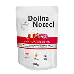 Консервований корм Dolina Noteci Premium павук для цуценят з яловичиною 300г