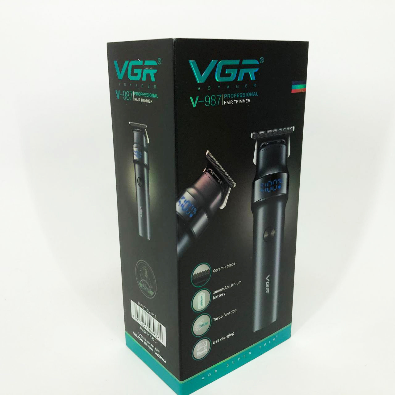 Миюча машинка для стрижки VGR V-987, Професійна бритва-машинка для OW-124 стрижки волосся