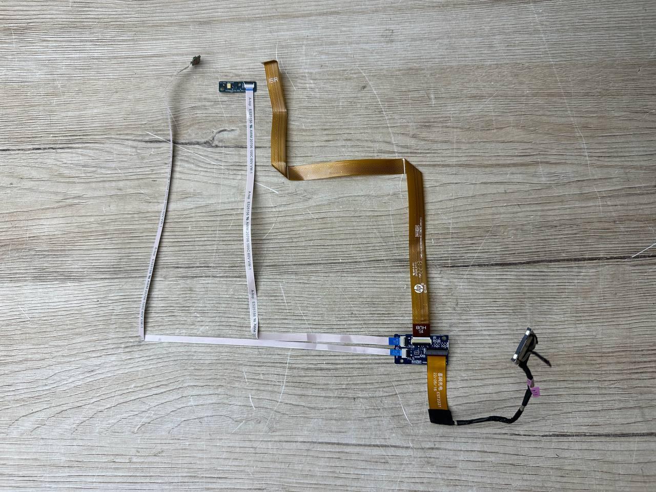 Шлейф до камери HP EliteBook 850 855 G8 з HUB платою (6017B1662501 6035B0209101 6050A3140601 6050A3151701), фото 1