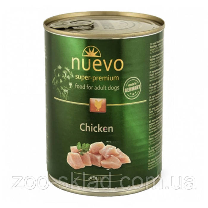 Nuevo DOG Can Adult Chicken консерва з куркою, для собак 400г 95007