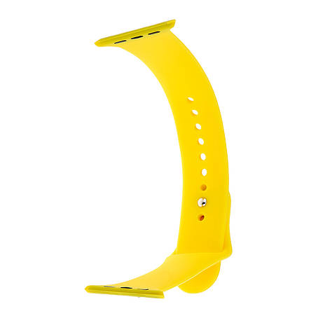 Ремінець Silicone Apple Watch 42/44/45/46/49 mm Canary Yellow, фото 1