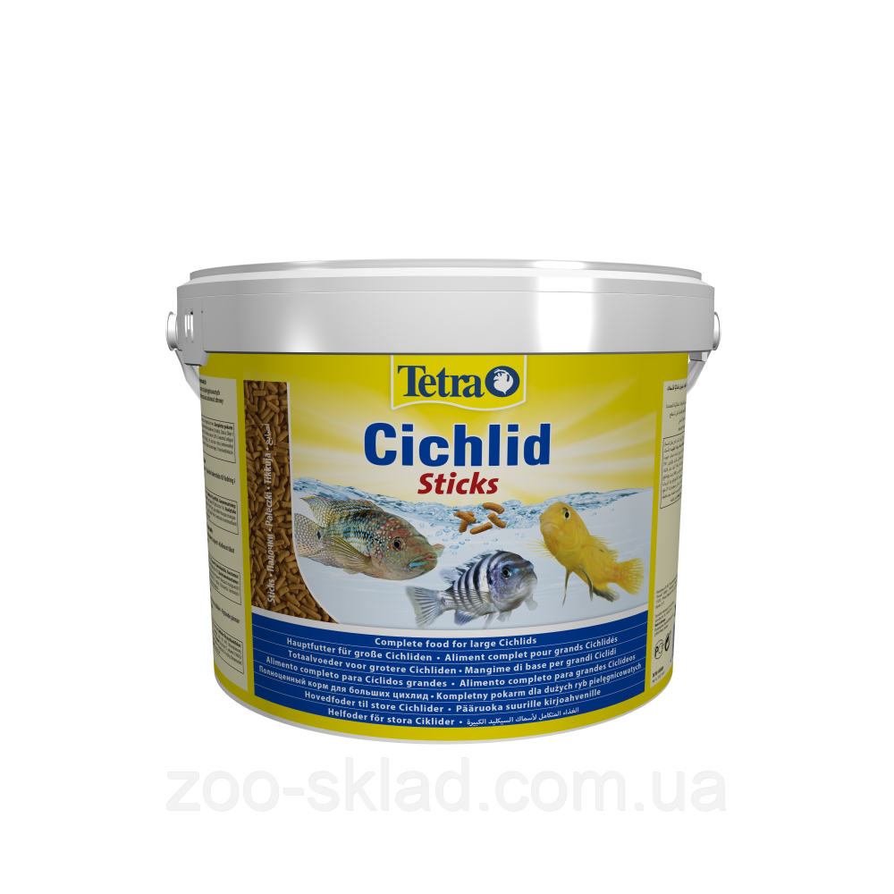 Tetra Cichlid Sticks (палички) для рибок цихлід, відро 2,9 кг 153691
