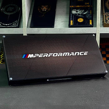 Нарди скляні у поєднанні з деревом BMW 50×24×6см на подарунок