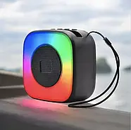 Портативна бездротова колонка Bluetooth Колонка SPS LX-01 Мобільна колонка з RGB підсвічуванням, фото 2