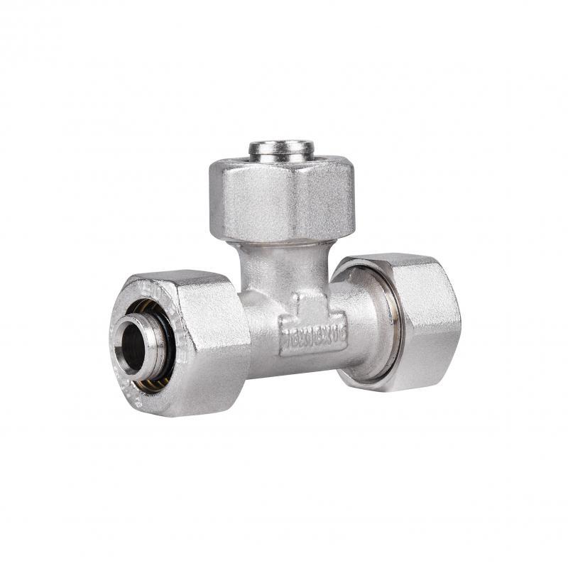 Трійник обтискний SD Plus 16 SD158W161616, фото 1