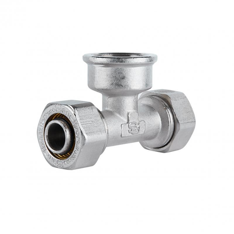 Трійник обтискний SD Plus 20х3/4"х20 ВР SD159W202020, фото 1