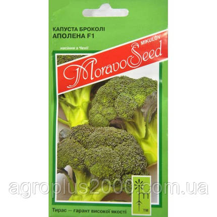 Насіння Капуста броколі Аполена F1, 0,2 грама Moravoseed, фото 1