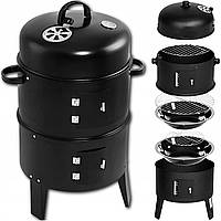 Коптильня гриль з термометром  ПОЛЬЩА