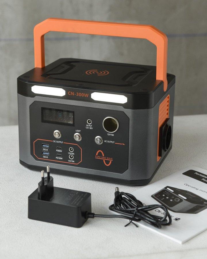 Портативная зарядная станция MegaPower 300 Вт, Автономная зарядная ...