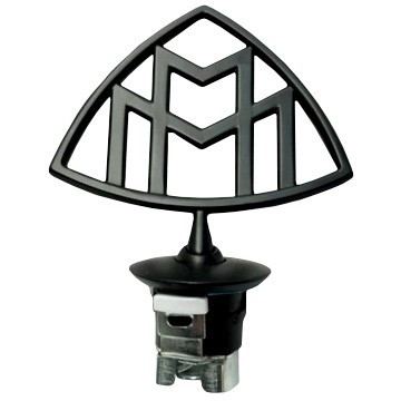 Емблема капота Mercedes Benz Maybach W220/W221/W222/W223/X167 (чорний мат), MA 240 880 0088/1