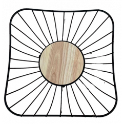 Ваза RINGEL Oder для фруктов мет 28*28*8 (RG-9017)