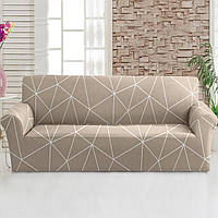 Чохол на диван тримісний (3-х місний) універсальний трикотажний Love You (81165)