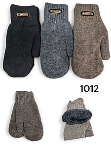 Чоловічі вовняні рукавички  на підкладці з вовни ягняти только оптом