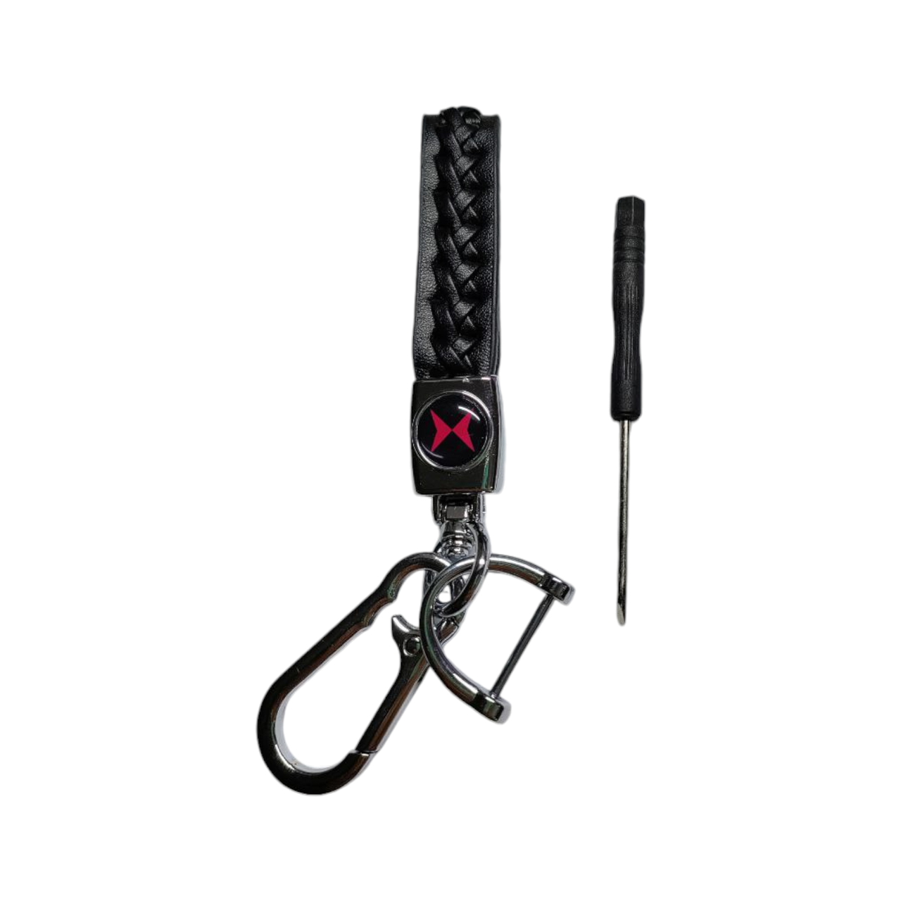 Брелок для мотоцикла Shineray, плоский чорний, фото 1