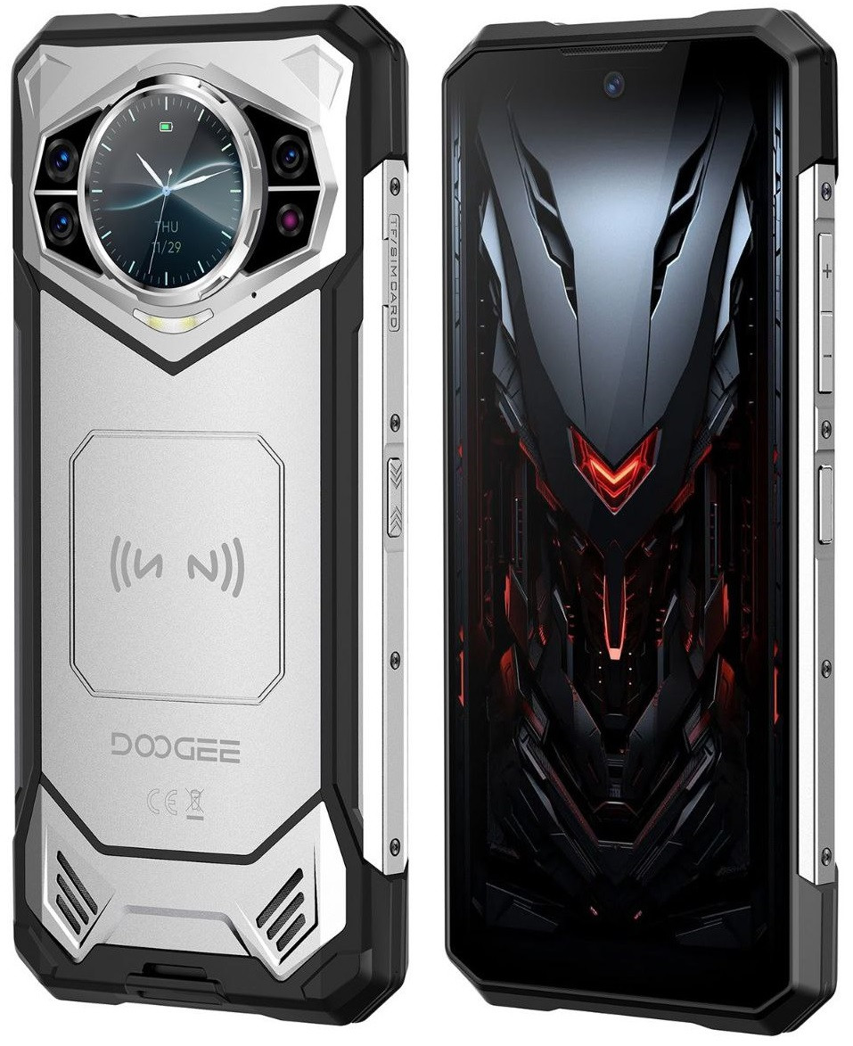 DOOGEE S200 5G 12/256Gb Silver 10100mAh NFC IP68, IP69 та MIL-STD-810H