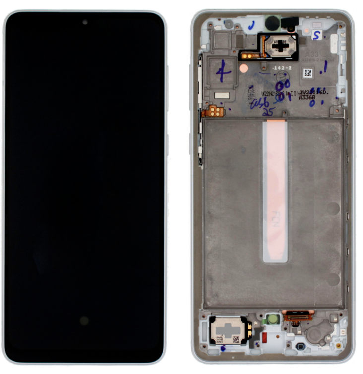 Дисплей (екран) для Samsung A336B Galaxy A33 5G + тачскрин, чорний, TFT, без функції відбитка пальця, з