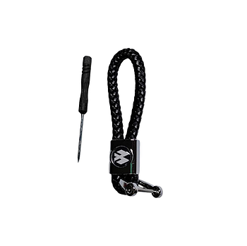 Брелок для мотоцикла Bajaj, плетений чорний