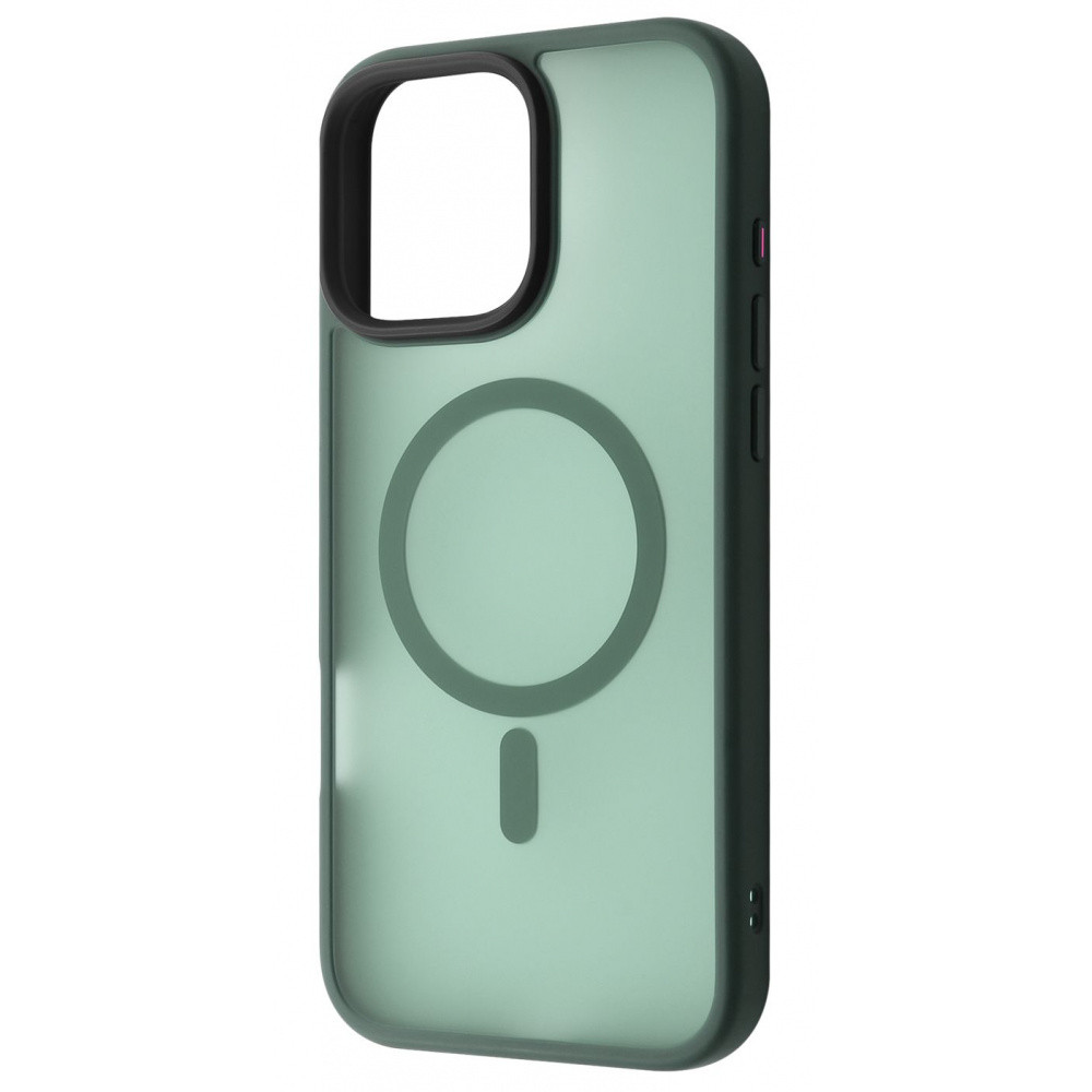 Чехол WAVE Matte Insane Case with Magnetic Ring iPhone 16 Pro Max midnight blue green