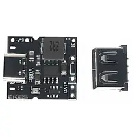 Плата контроль заряду/розряду акумулятора, модуль Power Bank, 5 В, 3,1 А, USB-A не припаян