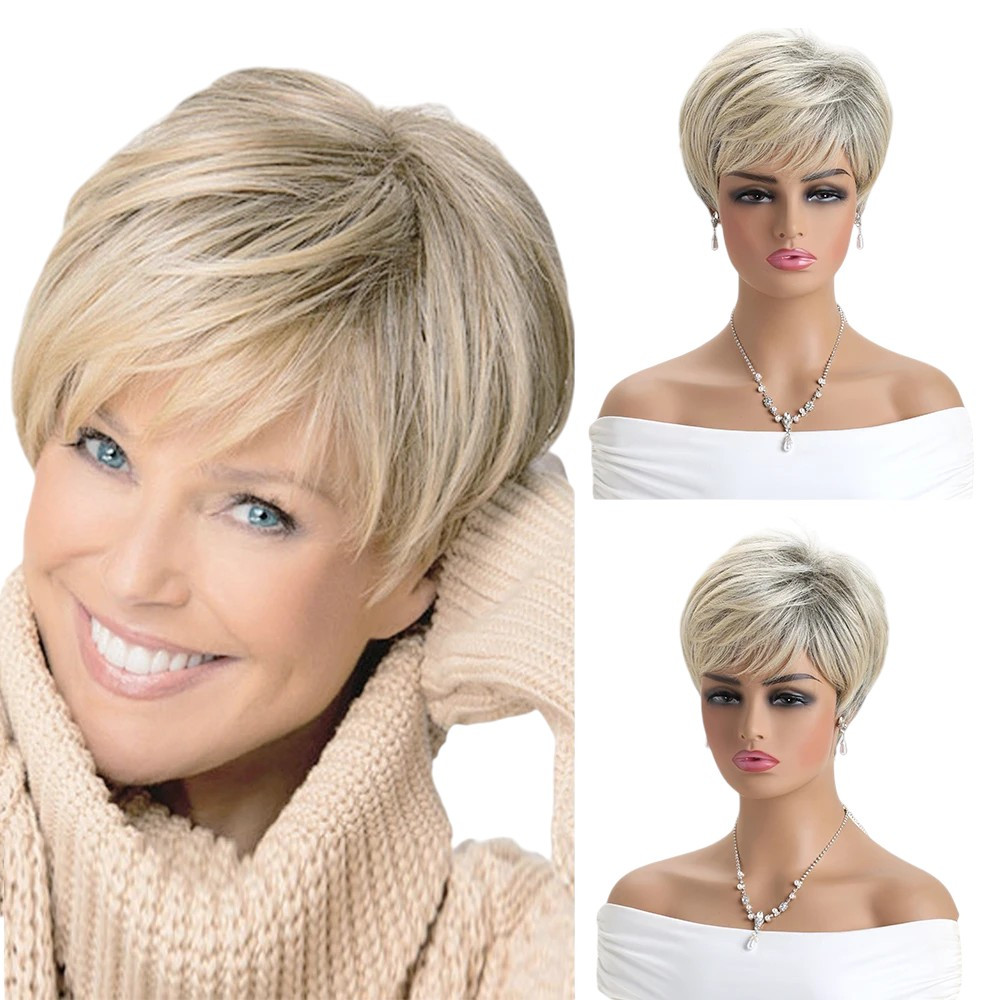 Перука коротка Піксі Blonde VC WIG-395