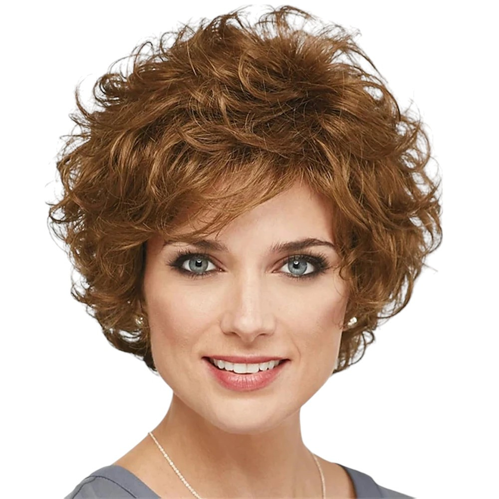 Перука коротка каштаново-мідна VC HR A1