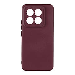 Чохол Silicone Cover Full Camera (A) для Xiaomi 14 Pro Колір 42.Maroon