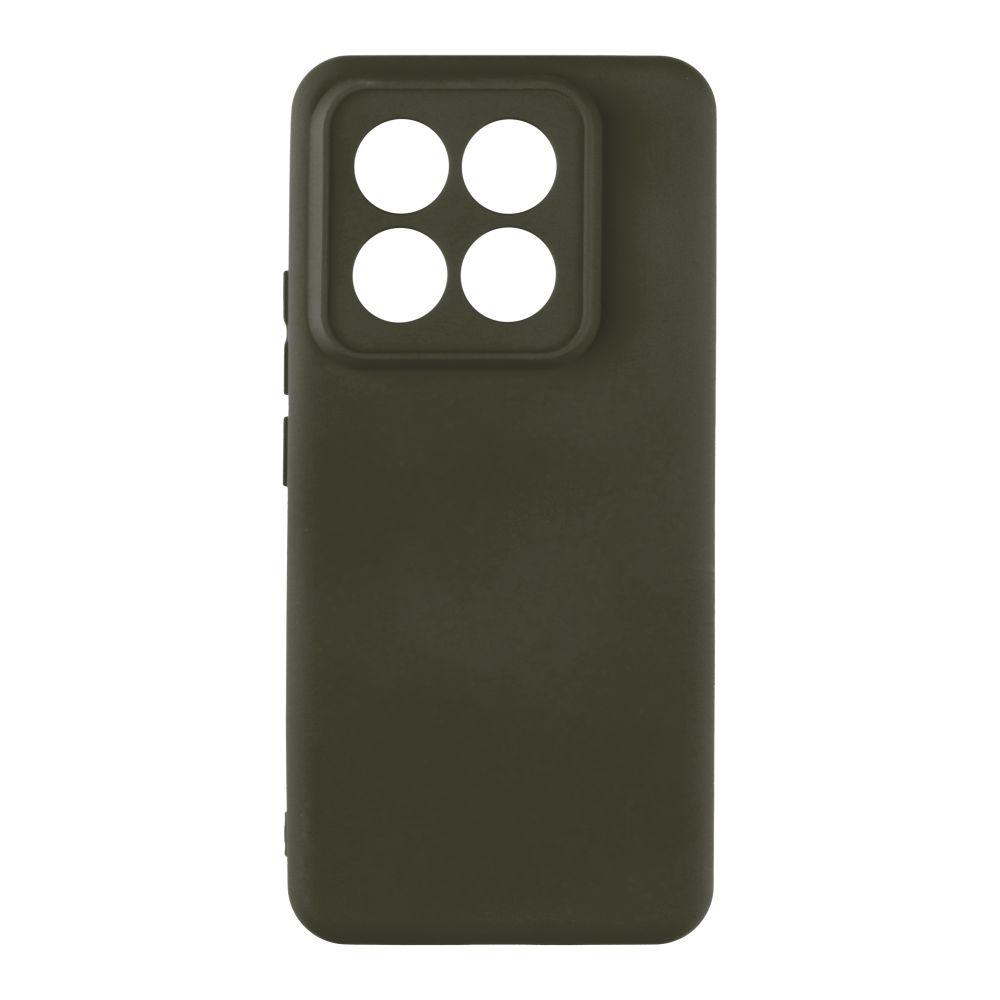 Чохол Silicone Cover Full Camera (A) для Xiaomi 14 Pro Колір 71.Dark Green