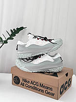Зимові Чоловічі Кросівки Nike ACG Mountain Fly 2 Gore-Tex Low / Найк АСГ Маунтін Флай 2 Низькі Білі із Сірим, фото 4