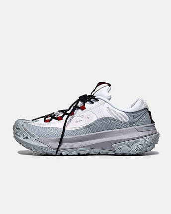Зимові Чоловічі Кросівки Nike ACG Mountain Fly 2 Gore-Tex Low / Найк АСГ Маунтін Флай 2 Низькі Білі із Сірим, фото 1