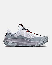 Зимові Чоловічі Кросівки Nike ACG Mountain Fly 2 Gore-Tex Low / Найк АСГ Маунтін Флай 2 Низькі Білі із Сірим, фото 3