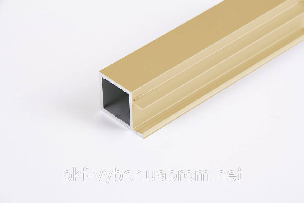 Труба квадратная пустотелая 20х20х2 алюминиевая под LED-подсветку ...