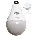 Лампочка з акумулятором 2x18650 20w білий, фото 4