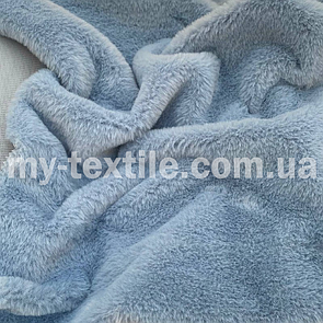 Хутро штучне кролик Іграшковий 270 grm 150 см Блакитне