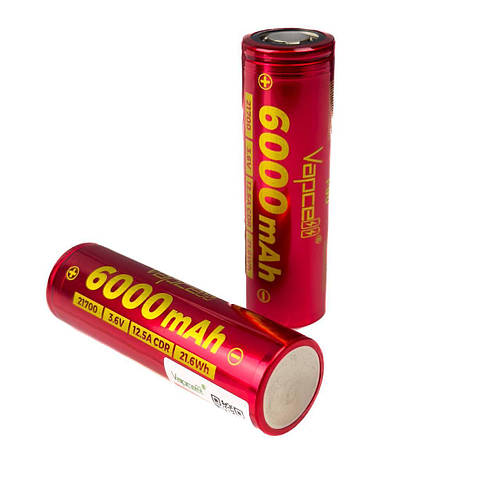 Аккумулятор 21700 2 шт Vapcell 6000 mAh в кейсе литий-ионный (ID ...