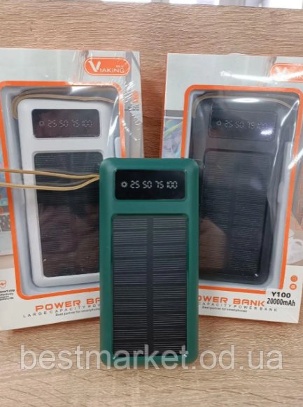 Павербанк 20000mah Портативні зарядні пристрої Power Bank Потужний Powerbank Пауер Банк