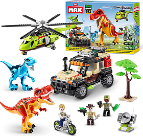 Конструктор Zuru Max 83156 Динозаври 592 деталі Dino adventure
