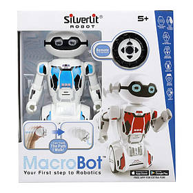 Інтерактивний Робот YCOO Macrobot Silverlit 88045 синій, звук та світло, пульт керування, танцює, Toyman