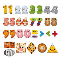 Гра розвиваюча Vladi Toys магнітна. Диво-математика. Цифри та фігури. VT5411-19 [tsi246274-TSI], фото 2