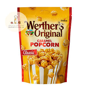Попкорн Werther's Original Popcorn Caramel, з карамелевою глазур'ю 140 г.