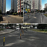 Стовпчик паркувальний гумовий Н=750мм, MasteRoad (34910), фото 4