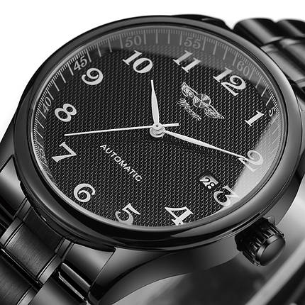 Winner Чоловічий механічний годинник Winner Handsome Black, фото 1