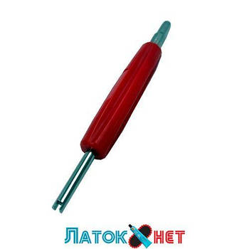 Викрутка для золотників двостороння червона VT01-D